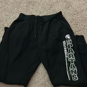 MSU gymnastics sweatpants joggers young adult